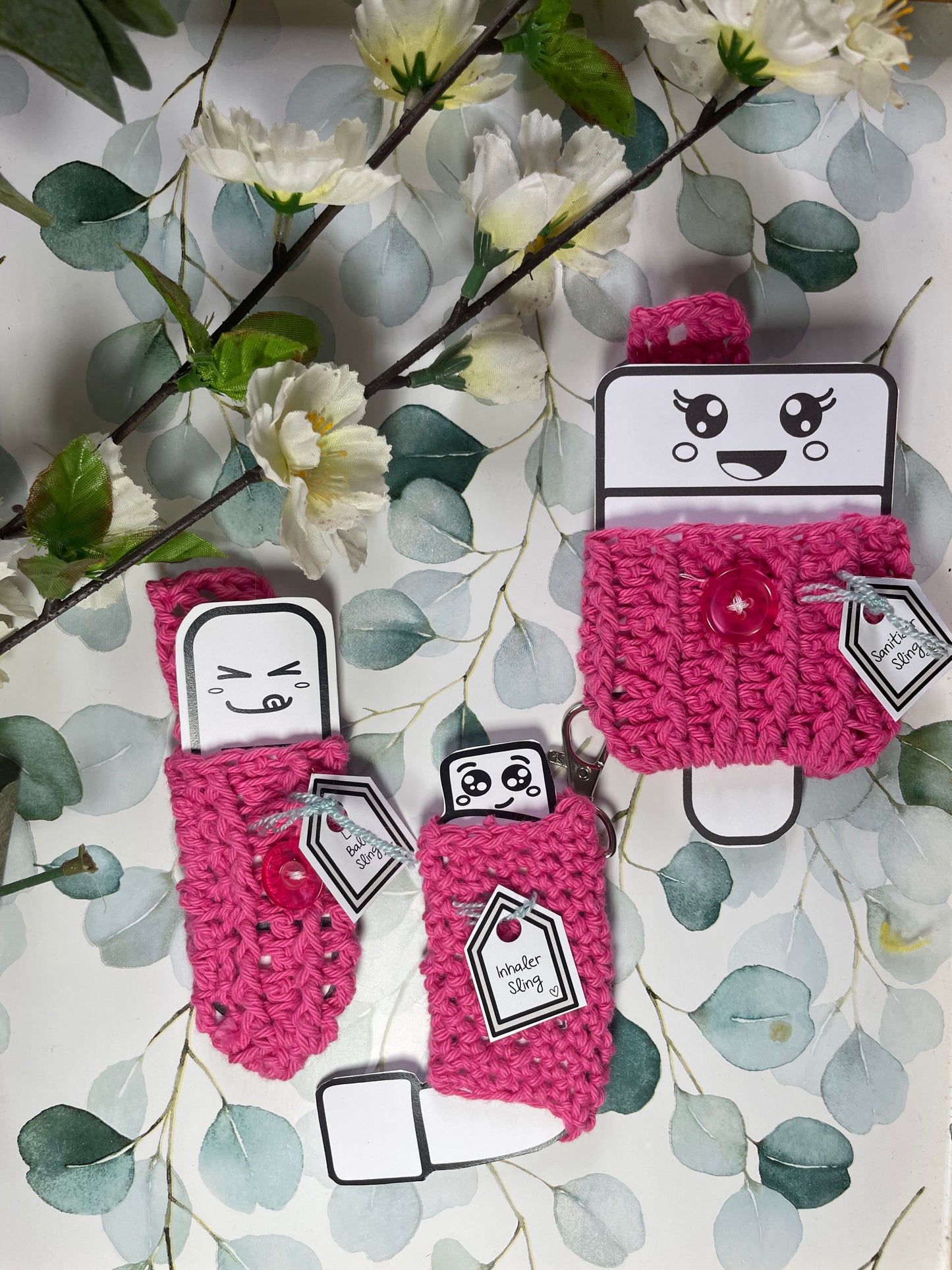 Hand sanitiser sling