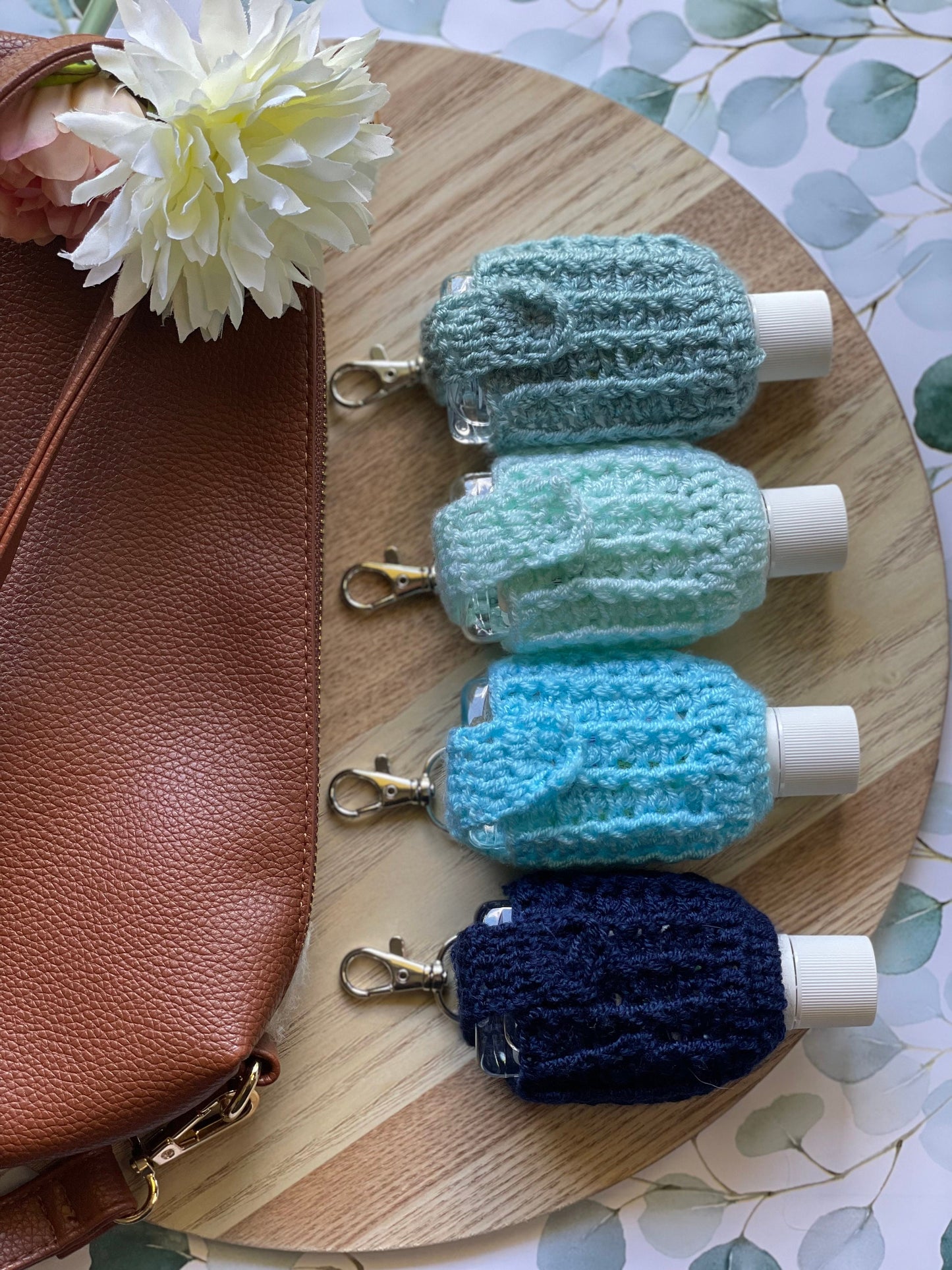 Twinning Hand Sanitiser Sling Crochet Pattern