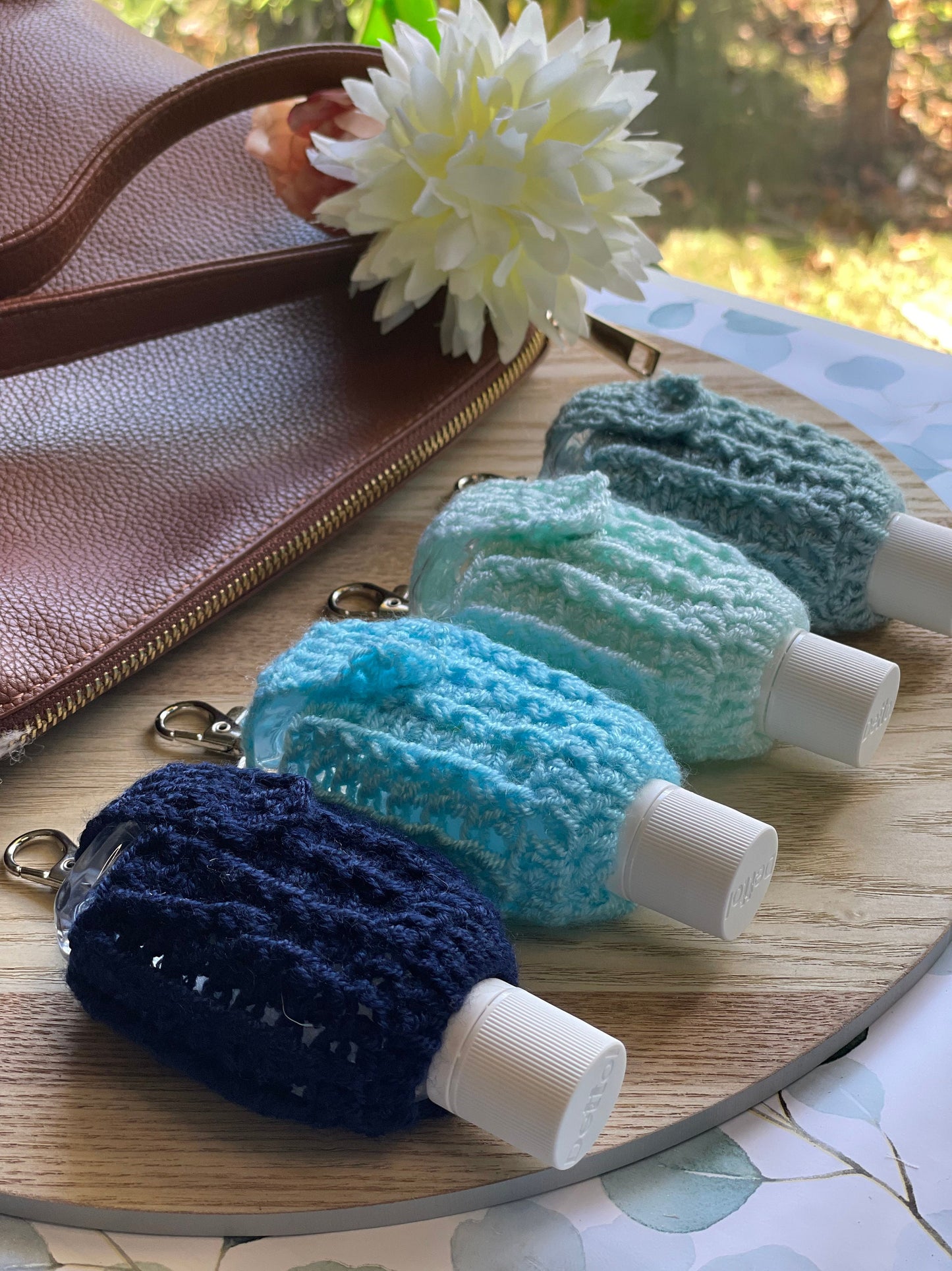 Twinning Hand Sanitiser Sling Crochet Pattern