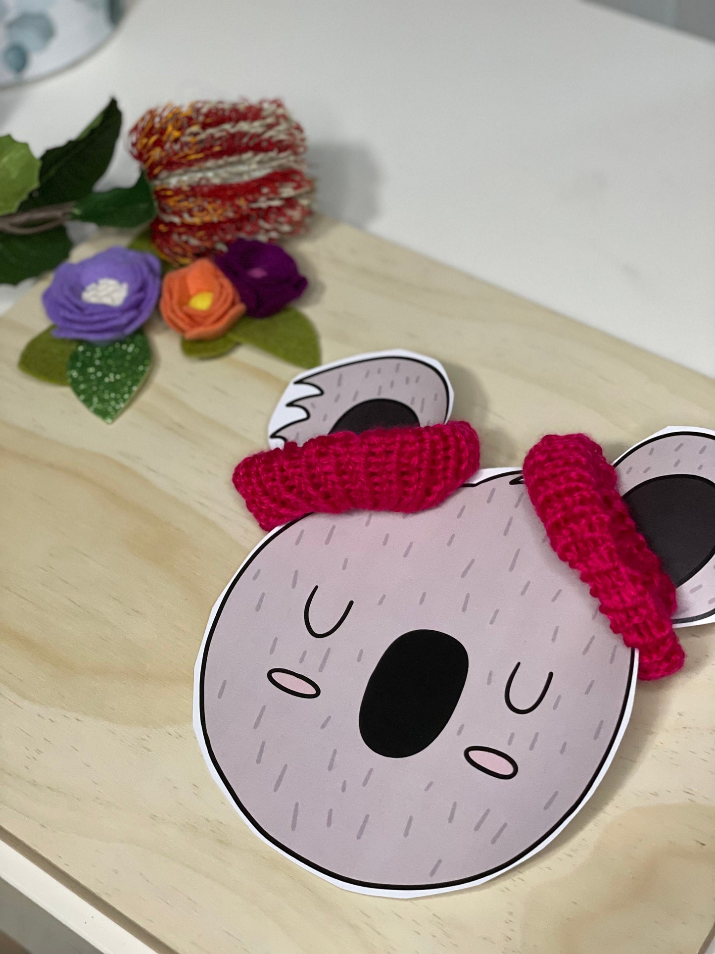 Circular Knitting Machine Pattern Scrunchies Beginner Friendly Visual Instructions Addi Sentro Scrunchie Kids hair tie display card headband