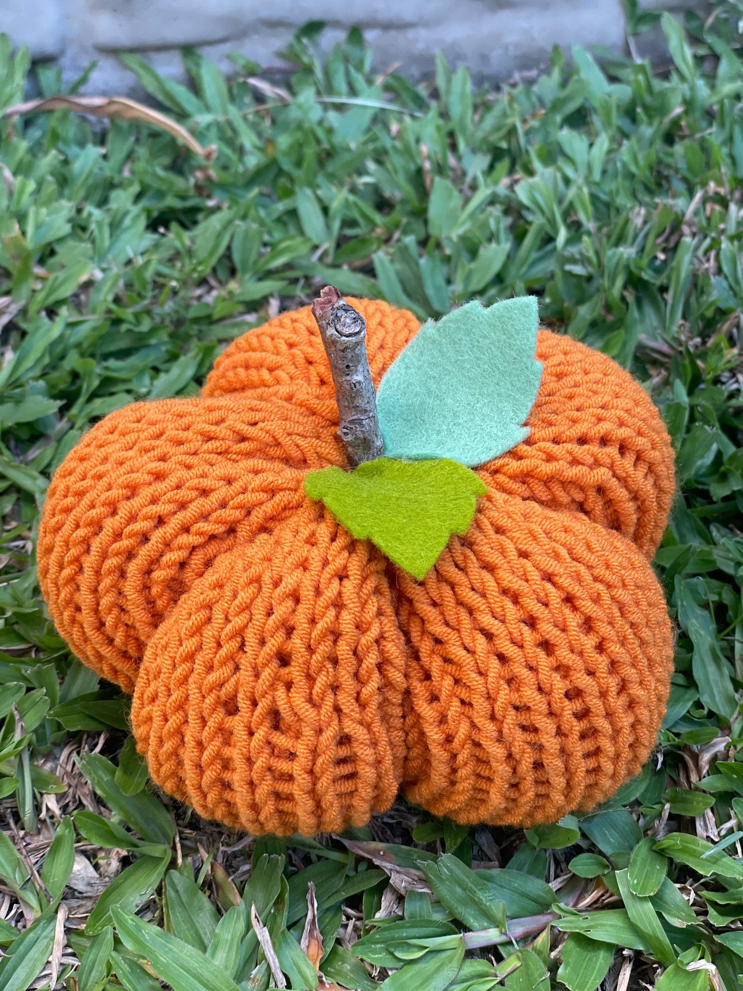 Knitted Pumpkin