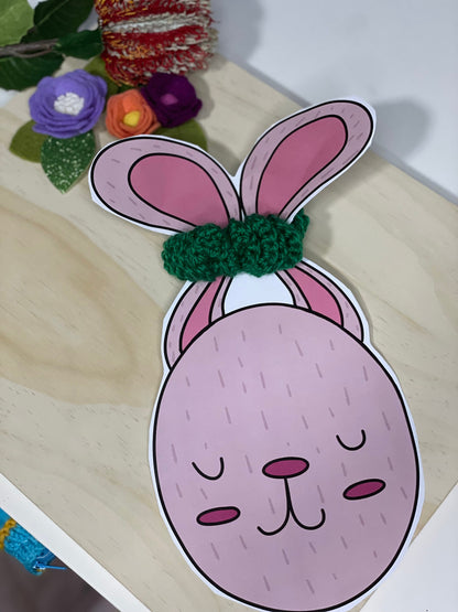 Printable Scrunchie Display Card