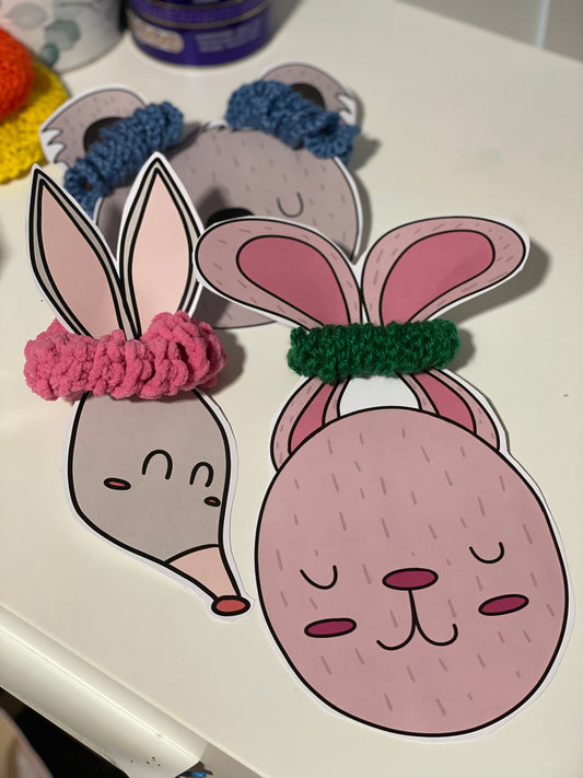 Printable Scrunchie Display Card