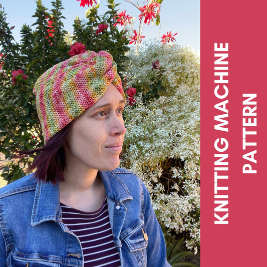 Fox Yeah! Headwear Knitting Machine Pattern