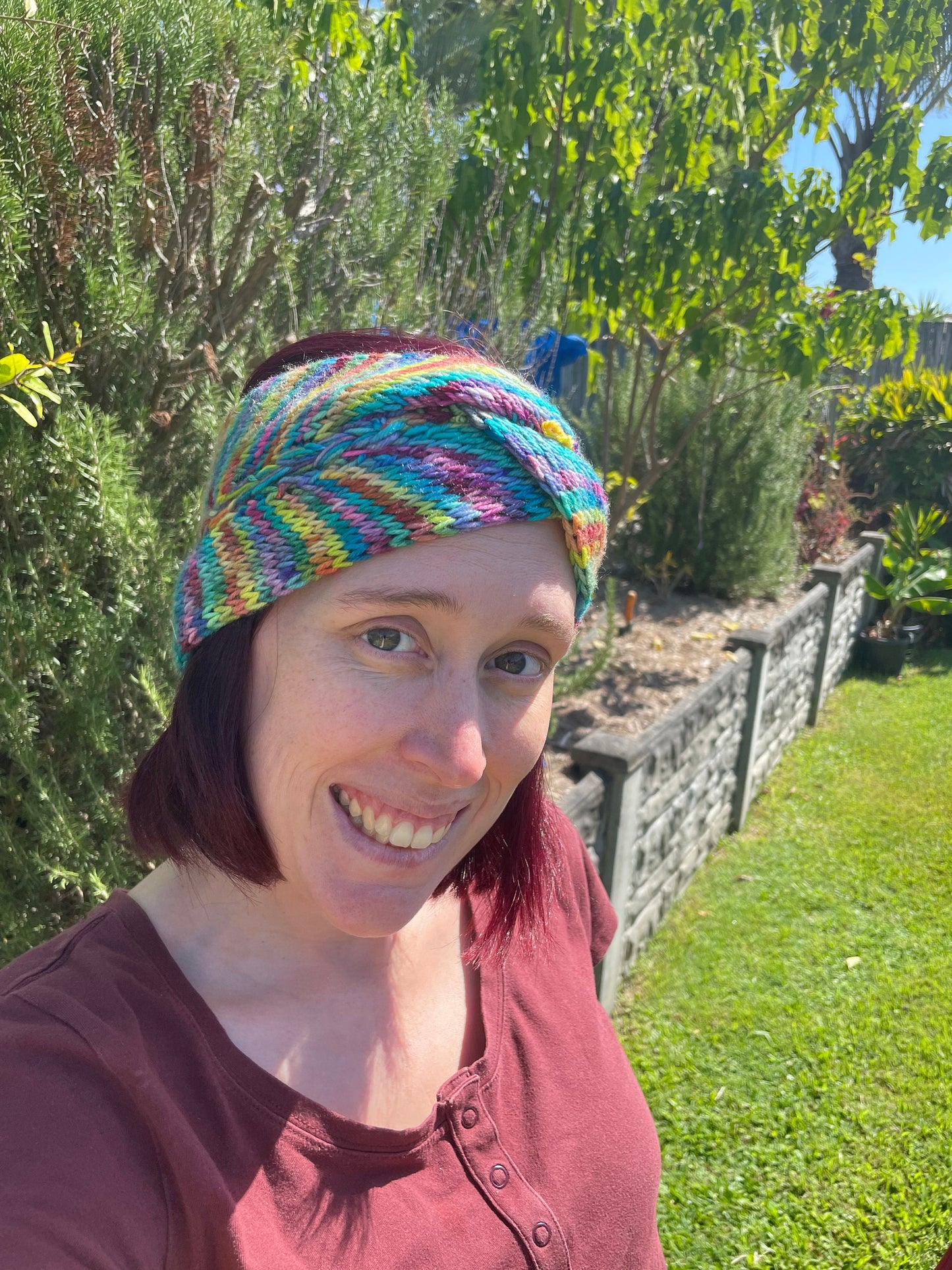 Braided Embrace Headband Circular Knitting Machine Pattern