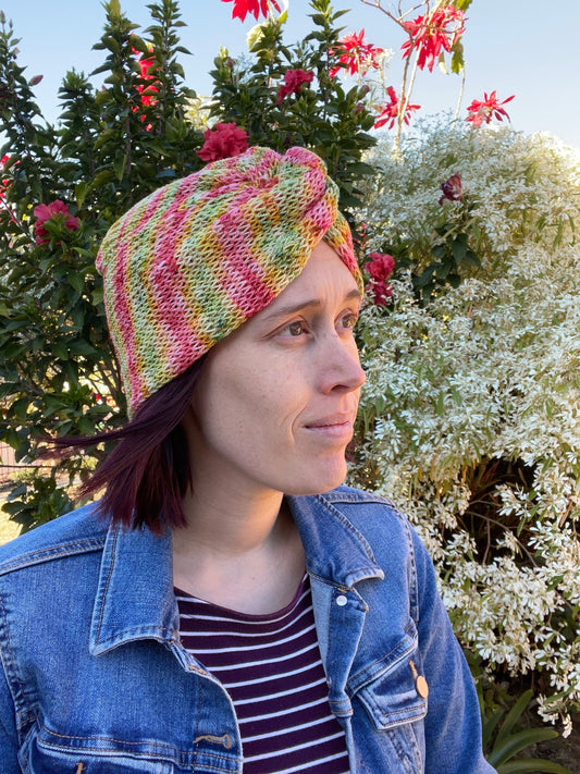 Fox Yeah! Headwear Knitting Machine Pattern