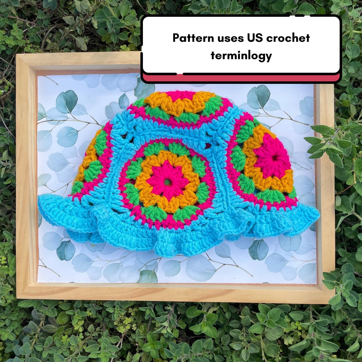 Hooked on a Feeling Granny Square crochet hat pattern