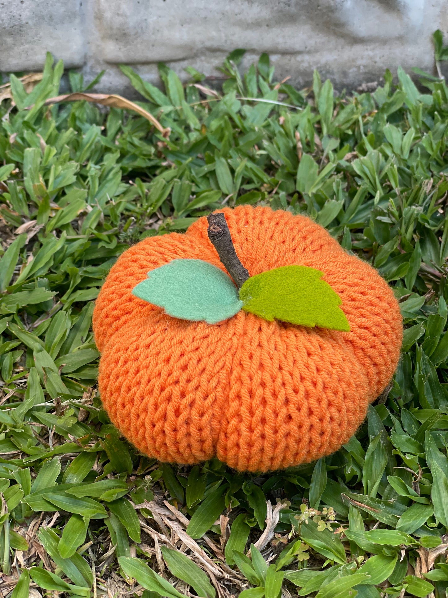 Knitted Pumpkin