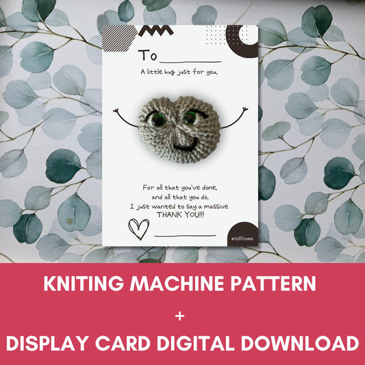 Pocket Hug Display Card General Thank You Poem Digital Download