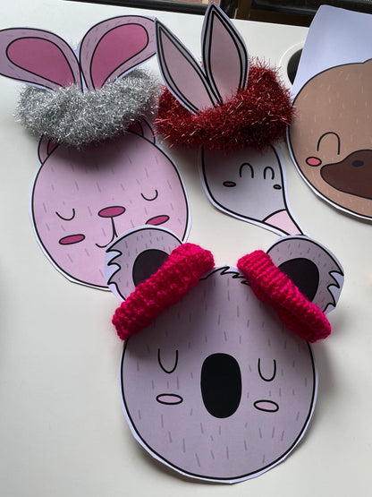 Printable Scrunchie Display Card