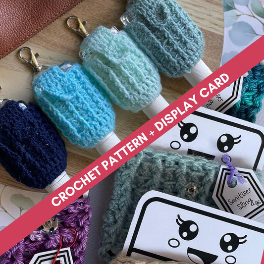 Twinning Hand Sanitiser Sling Crochet Pattern